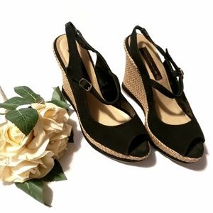 STEVEN Steve Madden Slingback Wedge Sandal Shoe